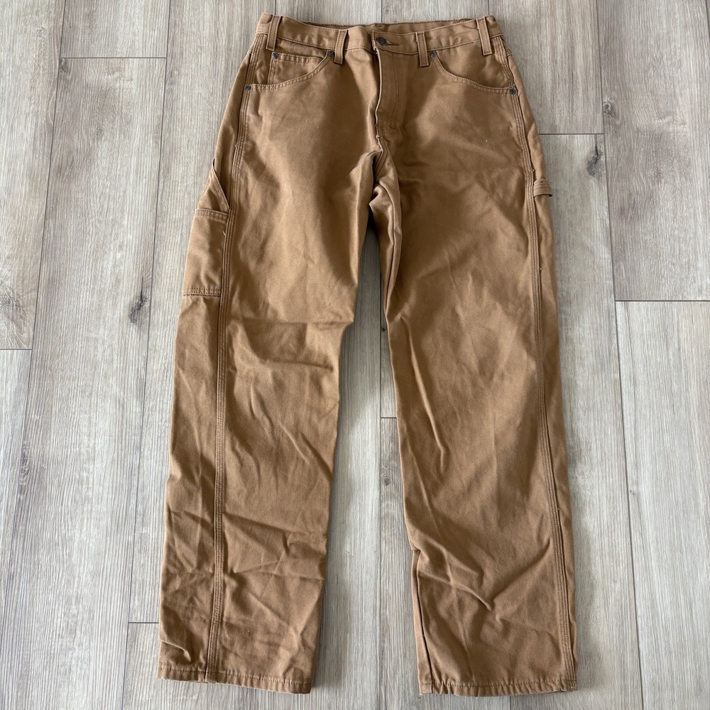 Dickies Workwear Brown Flex Premium Carpenter Pants Size‎ 32 x 32